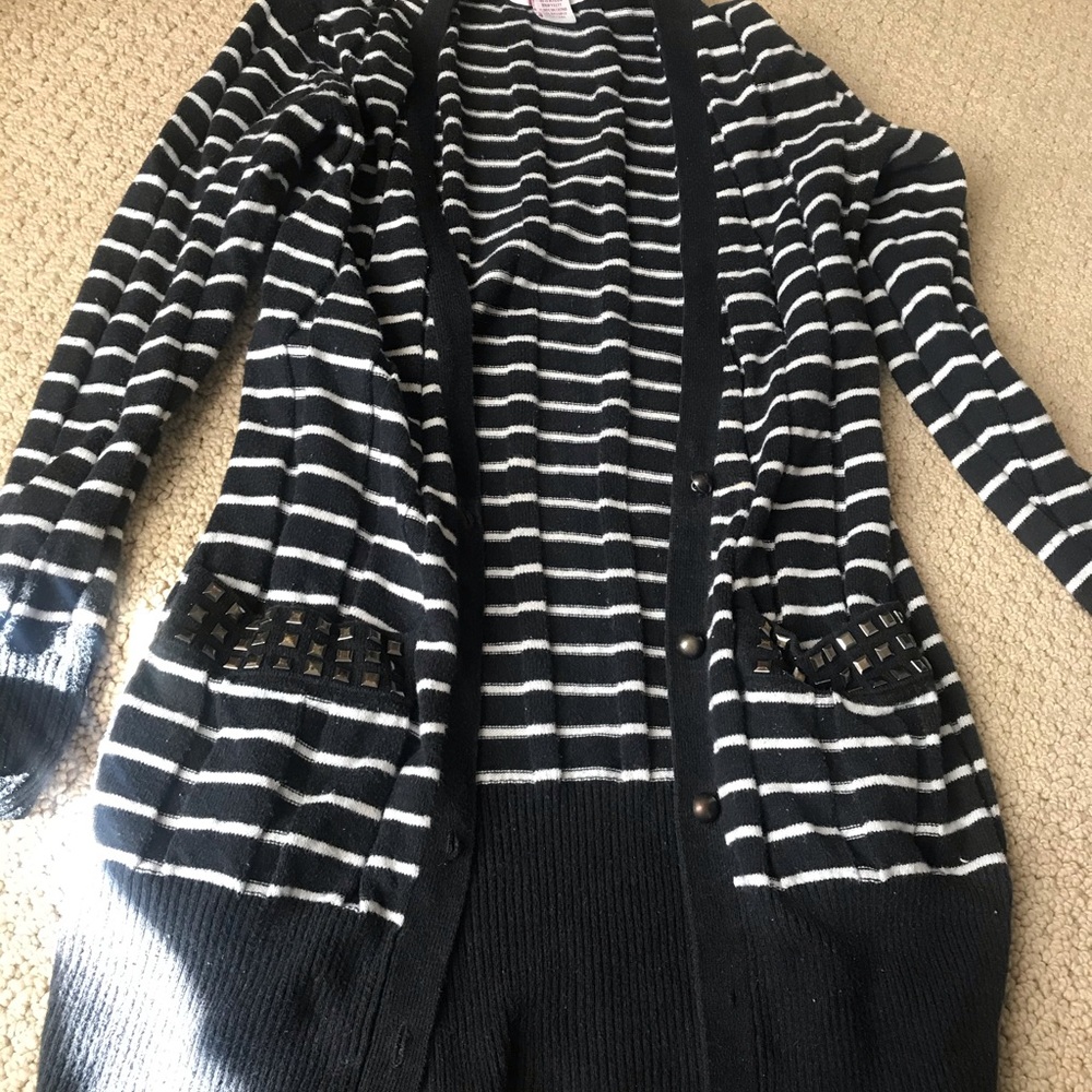 Striped cardigan
